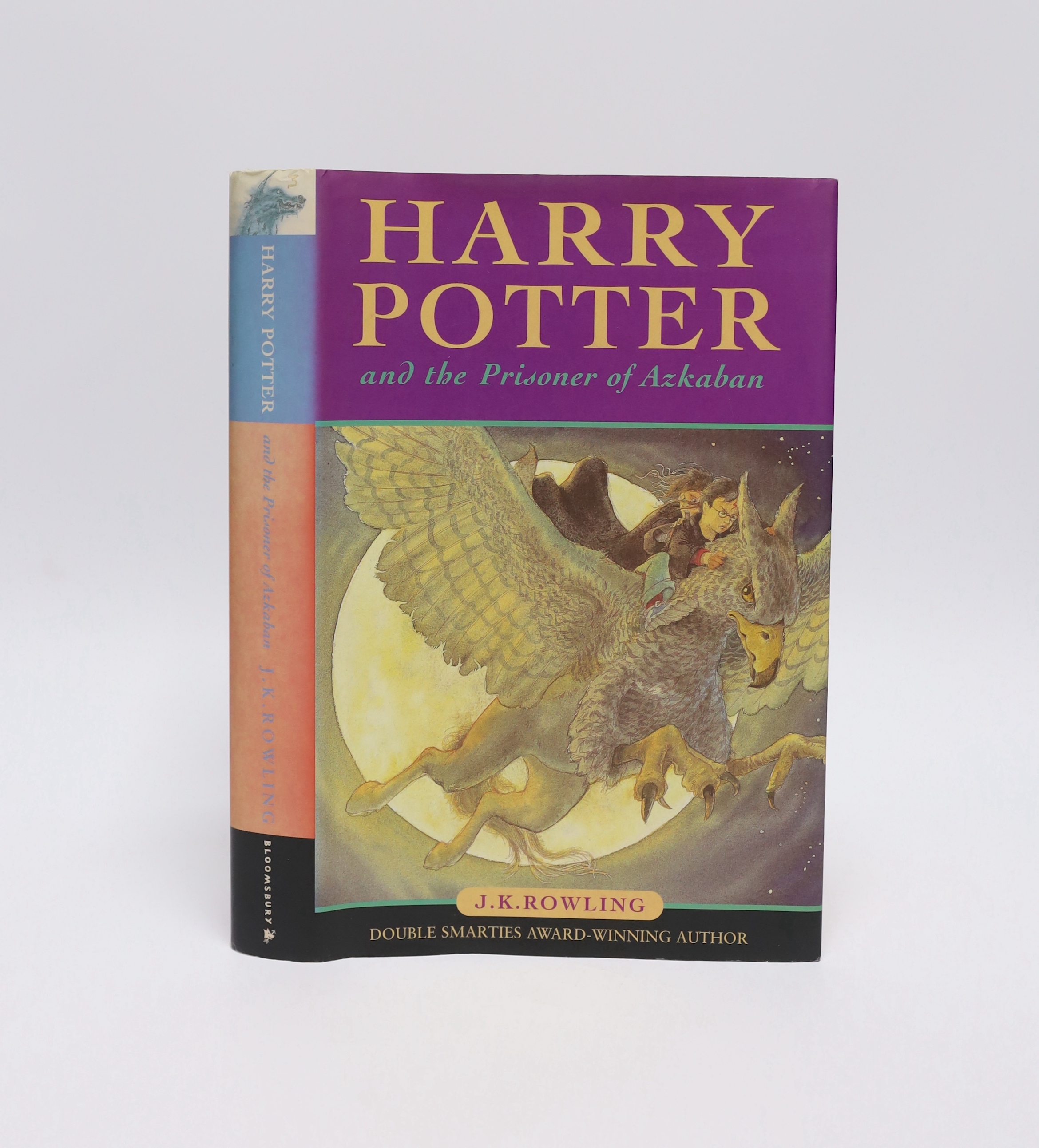 Rowling, J.K - Harry Potter and the Prisoner of Azkaban. First Edition (early reprint). armorial on half and title page; publisher's coloured pictorial boards and d/wrapper, 1999